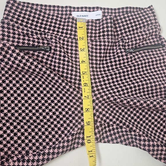 Old Navy Stevie Pink Houndstooth Pants – Women’s Size Small - Picture 4 of 8